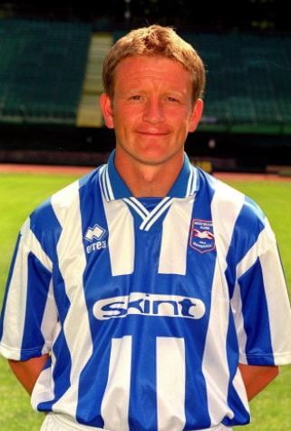 Martha Wilder's father, Chris Wilder, during his playing period at Brighten.